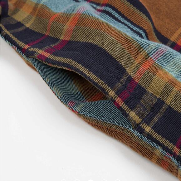 Kavu Carrick Bend Shirt Ocean Depth Plaid Gorpcore Shirt Mens Size M Shacket - Picture 8 of 12